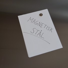 Magnetische roestvrijstalen plaat