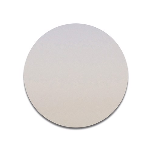 Witte ronde aluminium plaat